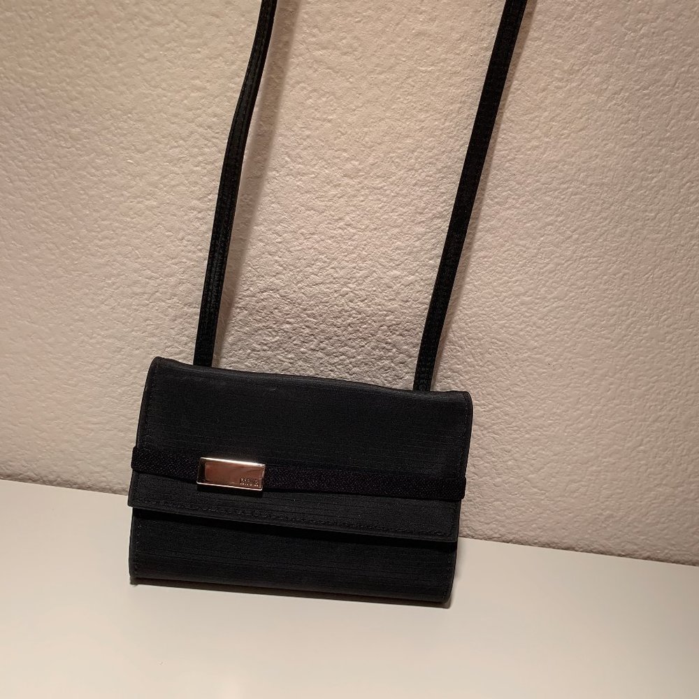 Vintage Mango Black Wallet Crossbody
